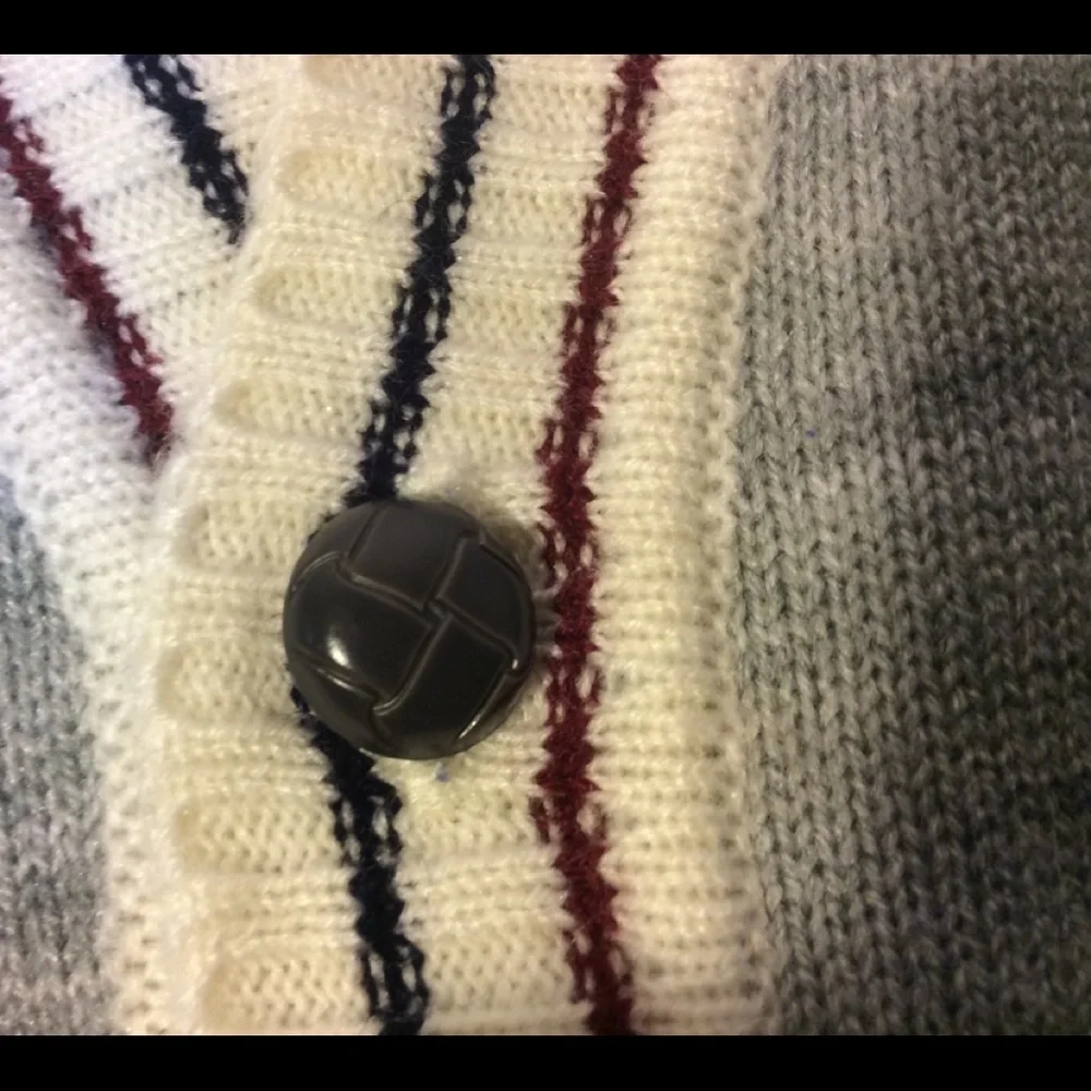 John Blair Vintage Cable Knit Cardigan sweater size XL